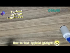 Bộ xét nghiệm nhanh bệnh thương hàn trong 15 phút Mẫu huyết thanh phân Xét nghiệm kháng nguyên Salmonella Typhi