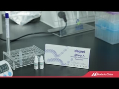 Gạc họng Strep Một bộ xét nghiệm nhanh Hộp nhựa dùng một lần