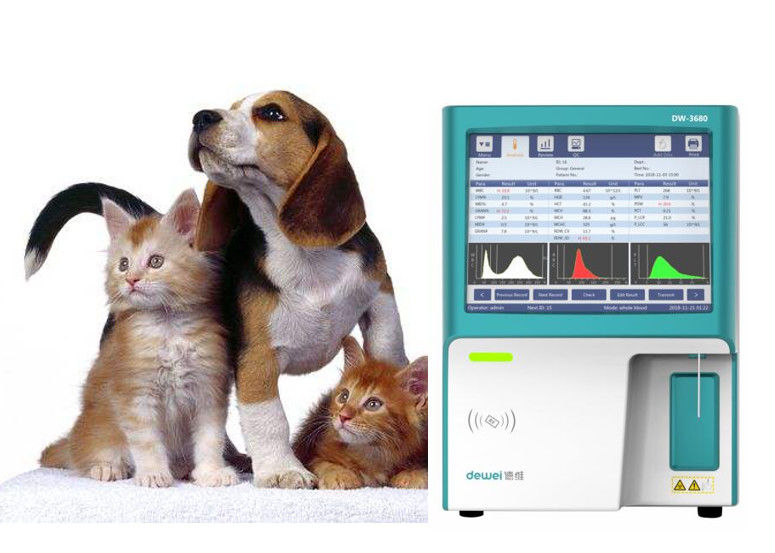 CBC Veterinary Hematology Analyzer DW-36VET 1 Test / Minute 21 Parameters 3 Histograms